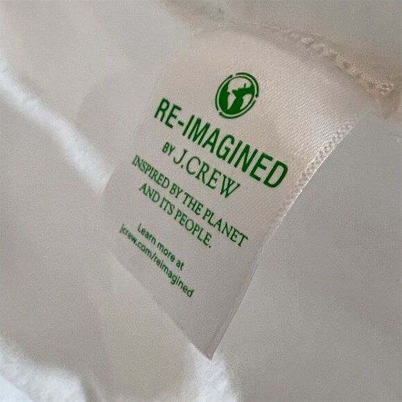 J. Crew Women's Puff-sleeve Long Sleeve Crew Neck T-Shirt L Minimalist Coastal - Picture 4 of 6